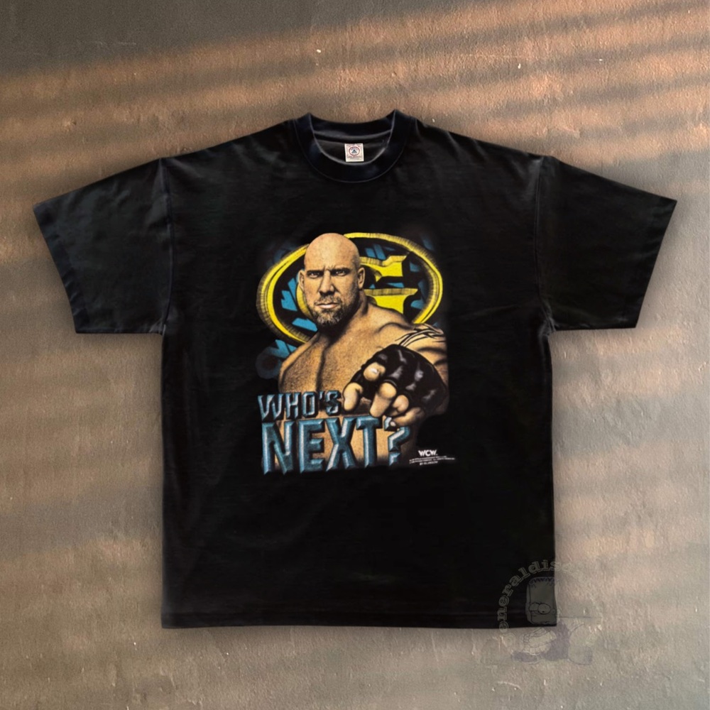 90s wcw goldberg who’s next world championship 1998 wrestling boxing vintage nwo